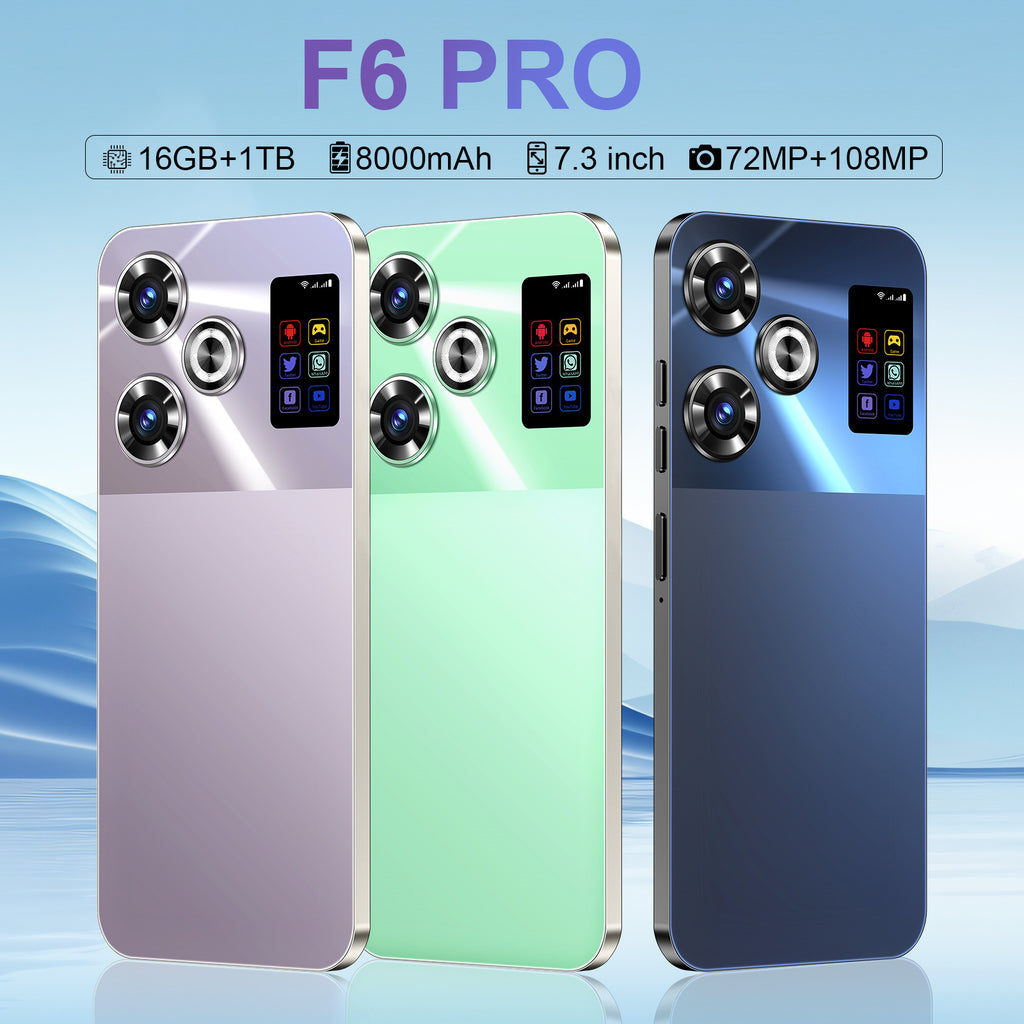 2025New Product F6 PRO Mobile Phone16+1T Smart All-in-One Machine Source Factory Available
