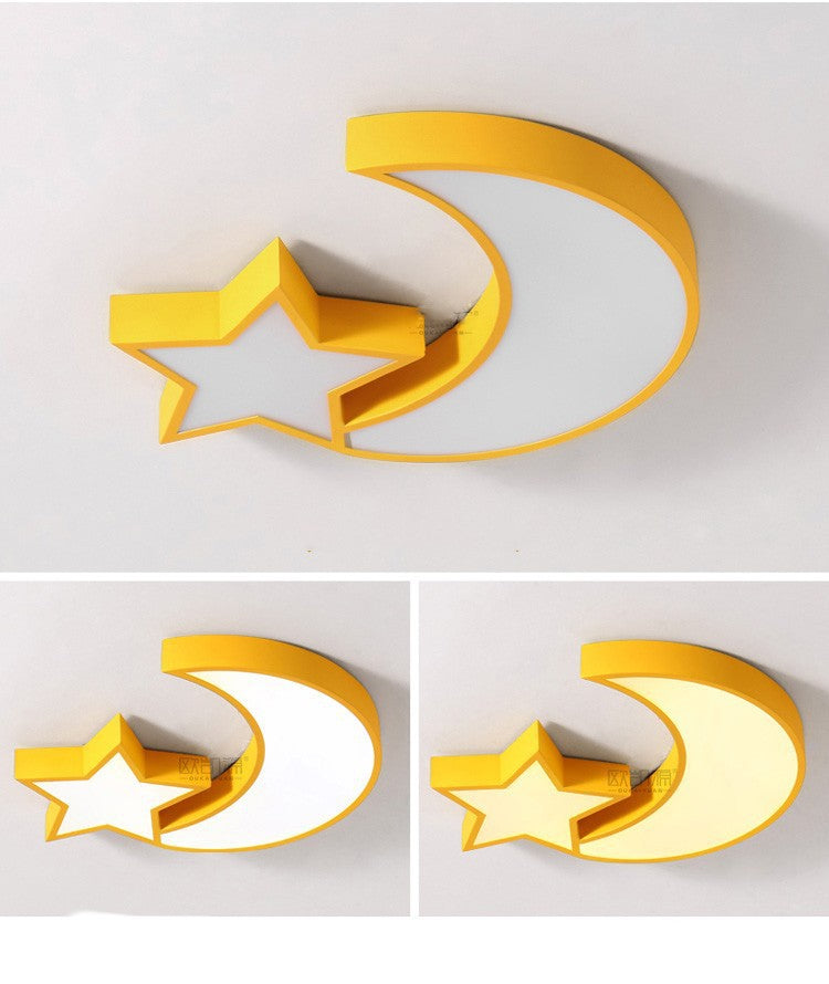 Macaron Children's Room Lighting Creative Boys and Girls Colorful Star Cloud Ceiling Light Kindergarten Bedroom Lamp