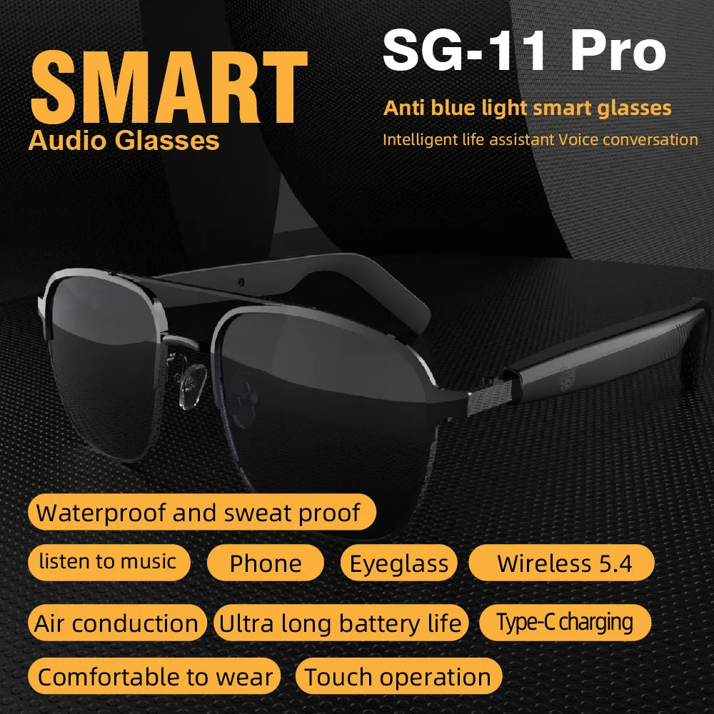 SG AI Smart Wearable Headset Glasses New Multi-Function