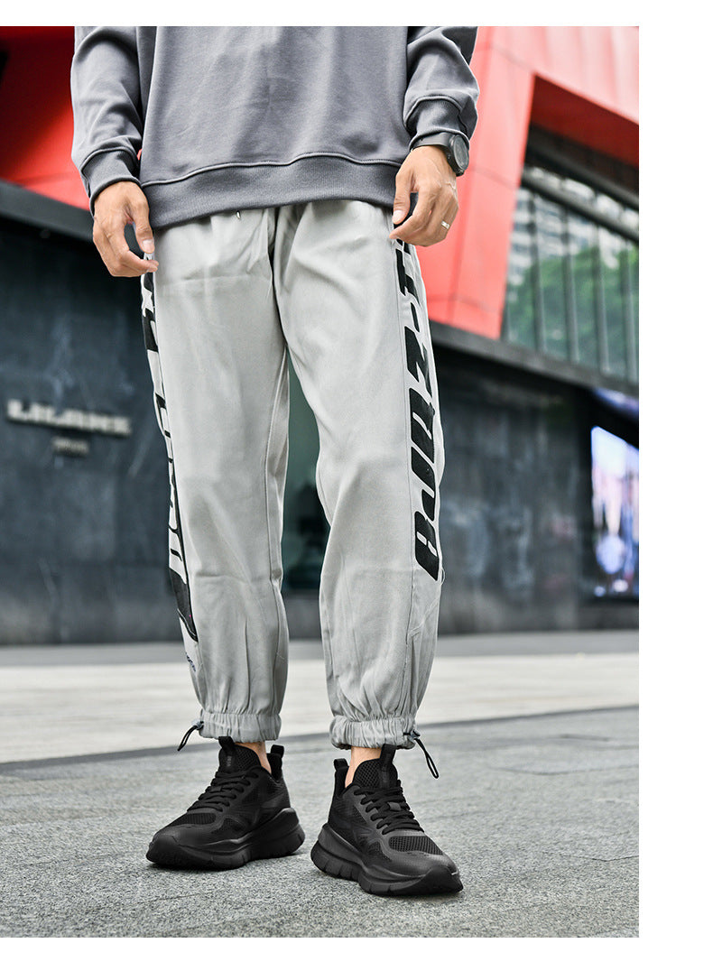 New Thick-Soled Racing Sports Shoes for Middle School Students, High Elastic Running Shoes for Men and Women, Breathable Flyknit Mesh Shoes for Couples