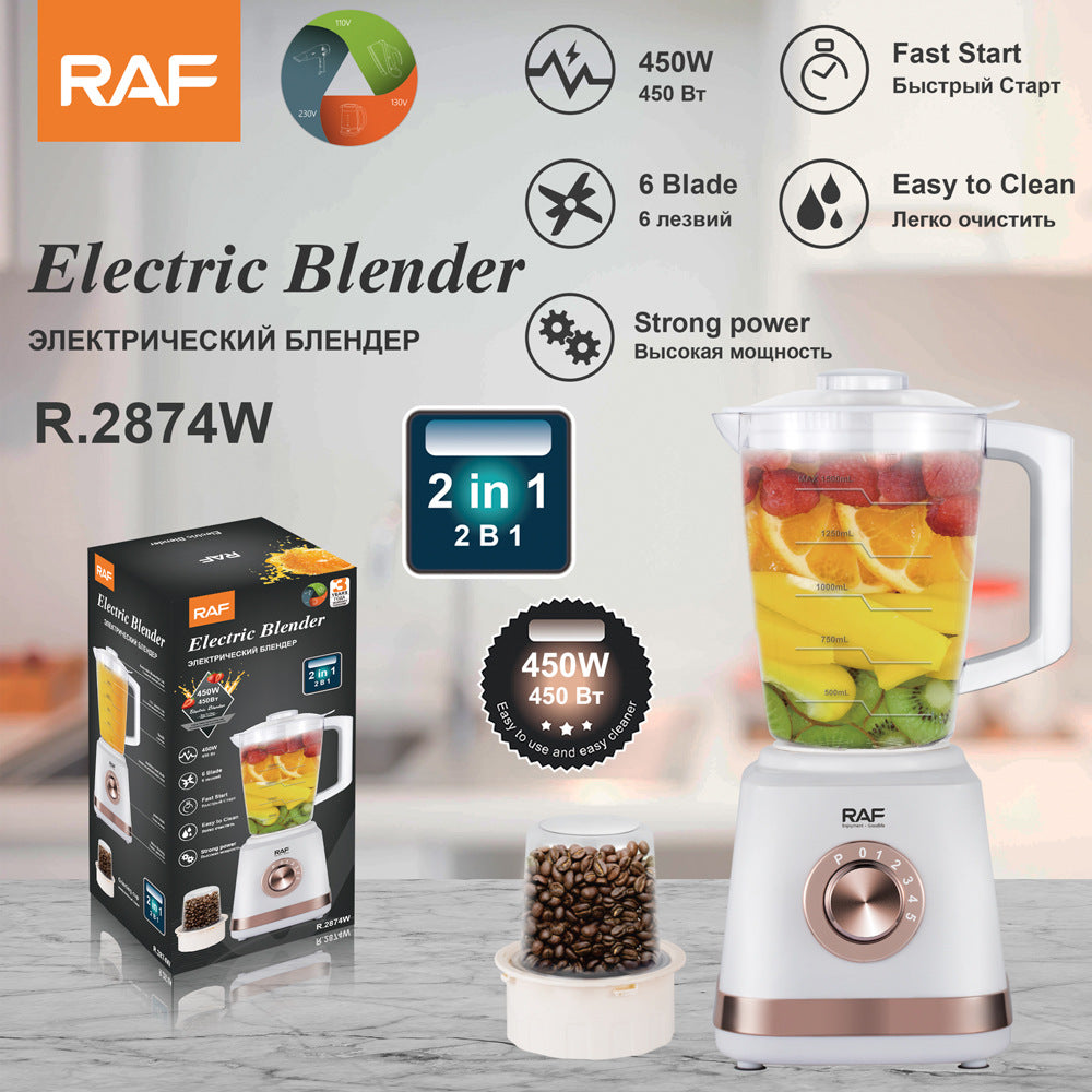 RAF EU Standard Juicer Blender Grinder Multifunctional Household Baby Food Maker Mixer