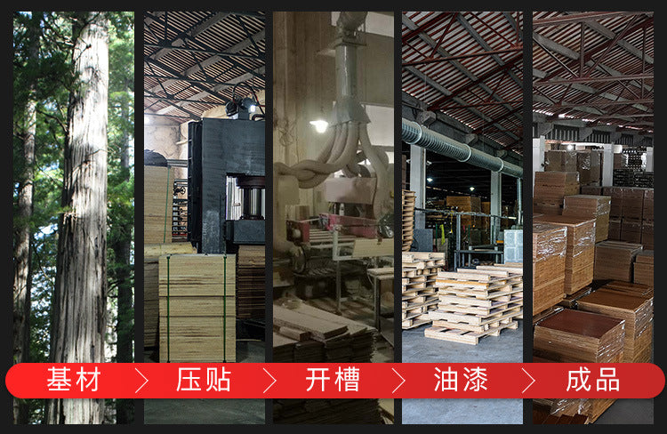 In stock wholesale Door-to-Door Installation Underfloor Heating Locking Rib Core Structure New Three-layer Solid Wood Fishbone Pattern Flooring for Home Use