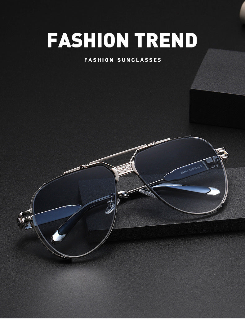 Double Bridge Toad Glasses Men's European and American Fashion Punk Style Sunglasses Outdoor Sports Sun Protection Glasses sunglasses