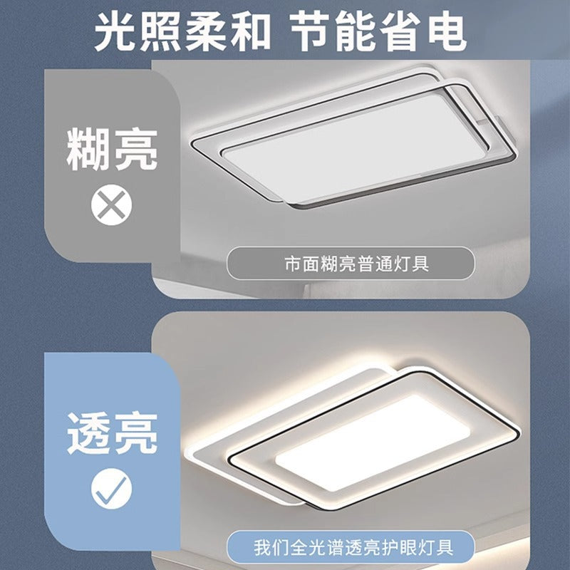 Lamp in the Living Room Modern Minimalist and Magnificent2025New Ceiling Bedroom Main Light Zhongshan Lighting Set Whole House Package HD