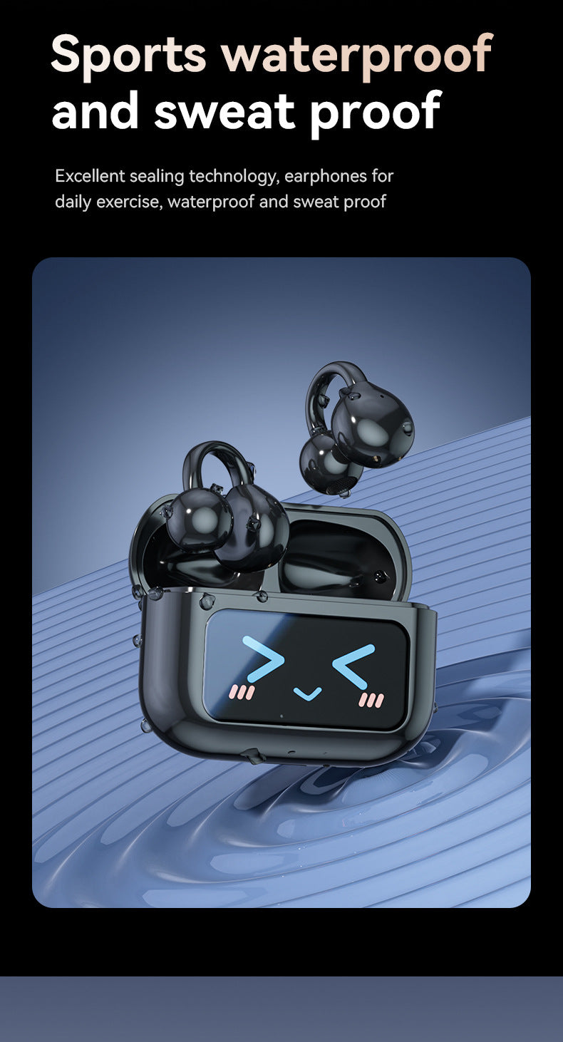 M100Hot-selling Popular Clip-on Touch Smart Color Screen High-Quality Bluetooth Earphones Wholesale from Factory Source