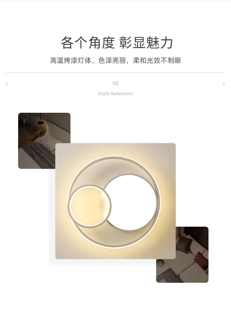 2025New master bedroom ceiling lamp modern simple cozy romantic led Living Room Lamp Creative Dining Room Room Bedroom