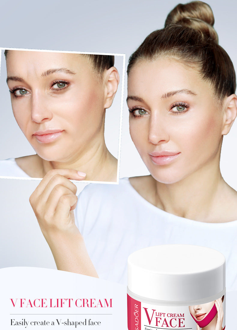Full English V Face Tightening Cream30gSADOER Facial Lifting and Firming Skin Facial Cream  Foreign Trade Wholesale