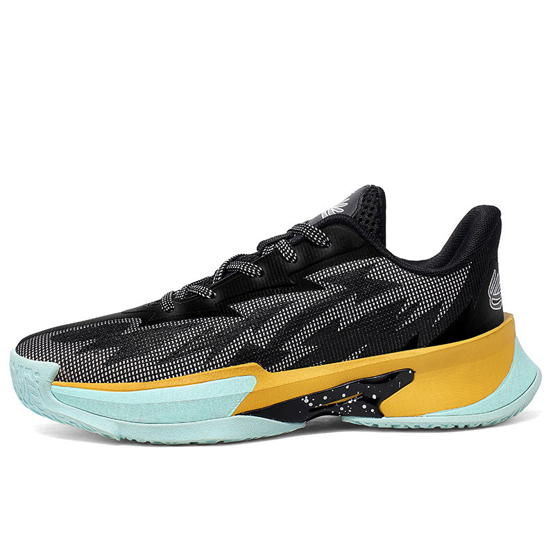 Basketball Shoes New Mesh Breathable Anti-Slip Practical Cushioning Rebound Sneakers Fashion Trend Lightweight Sports Shoes