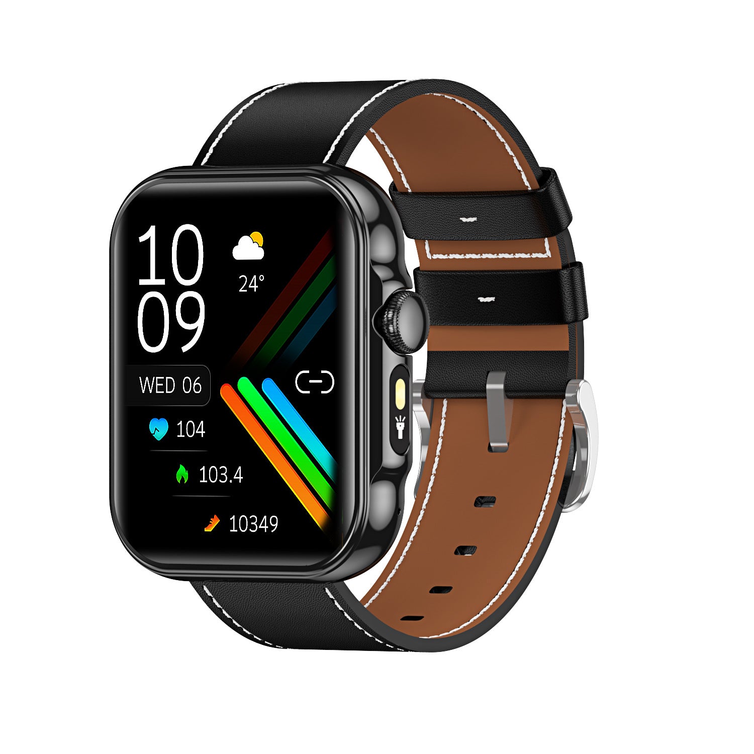 HDT11Smart Watch Bluetooth Call Music Voice Assistant Healthy Sleep Flashlight Bracelet New Style