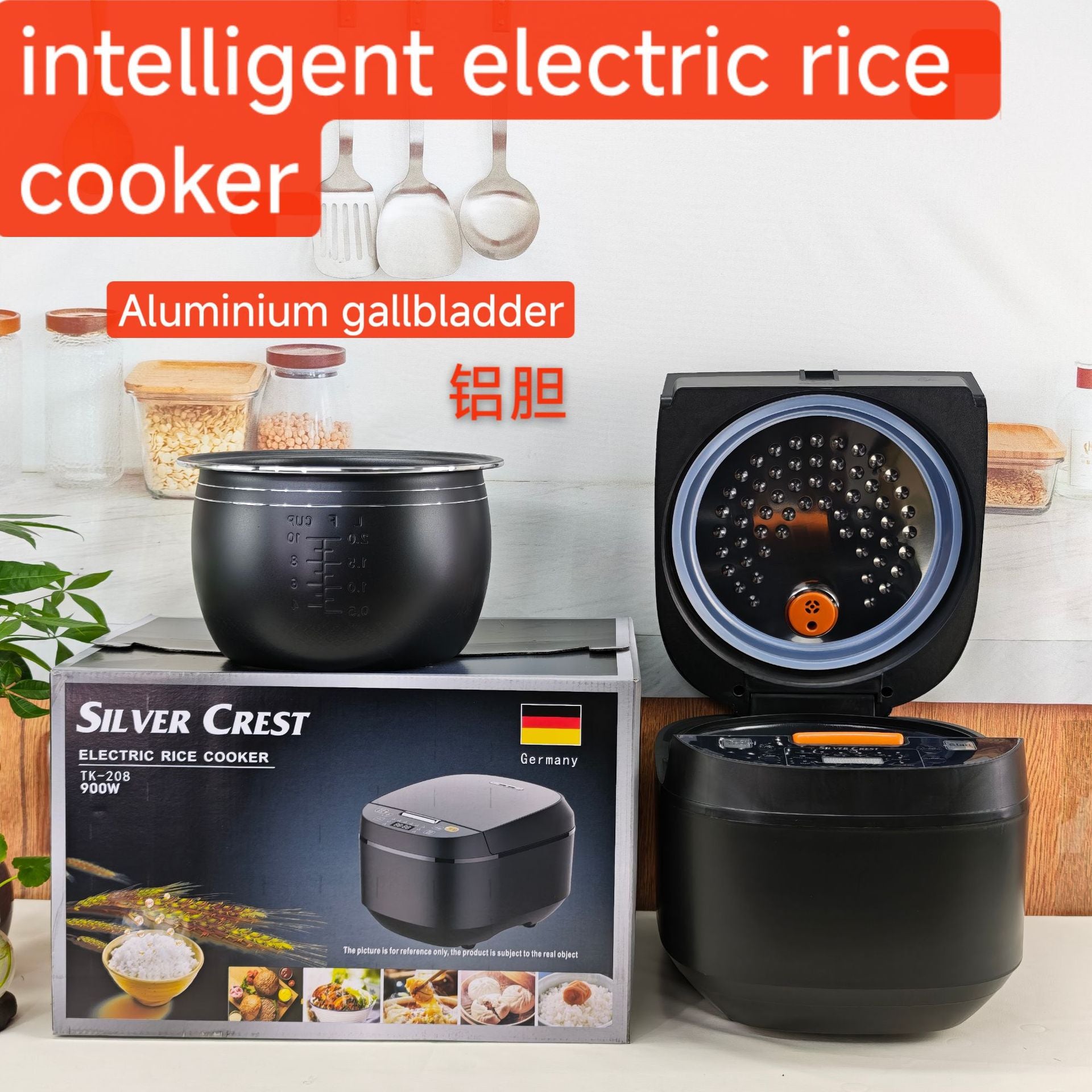 5L Rice cooker Electric Rice Cooker Household Smart Rice Cooker Large Capacity Appointment Timing  UK Plug EU Plug
