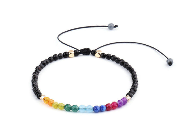 Popular Natural Stone White Pine Gold Flakes Bracelet Bracelet Unisex Bracelet Manufacturer Direct Sale