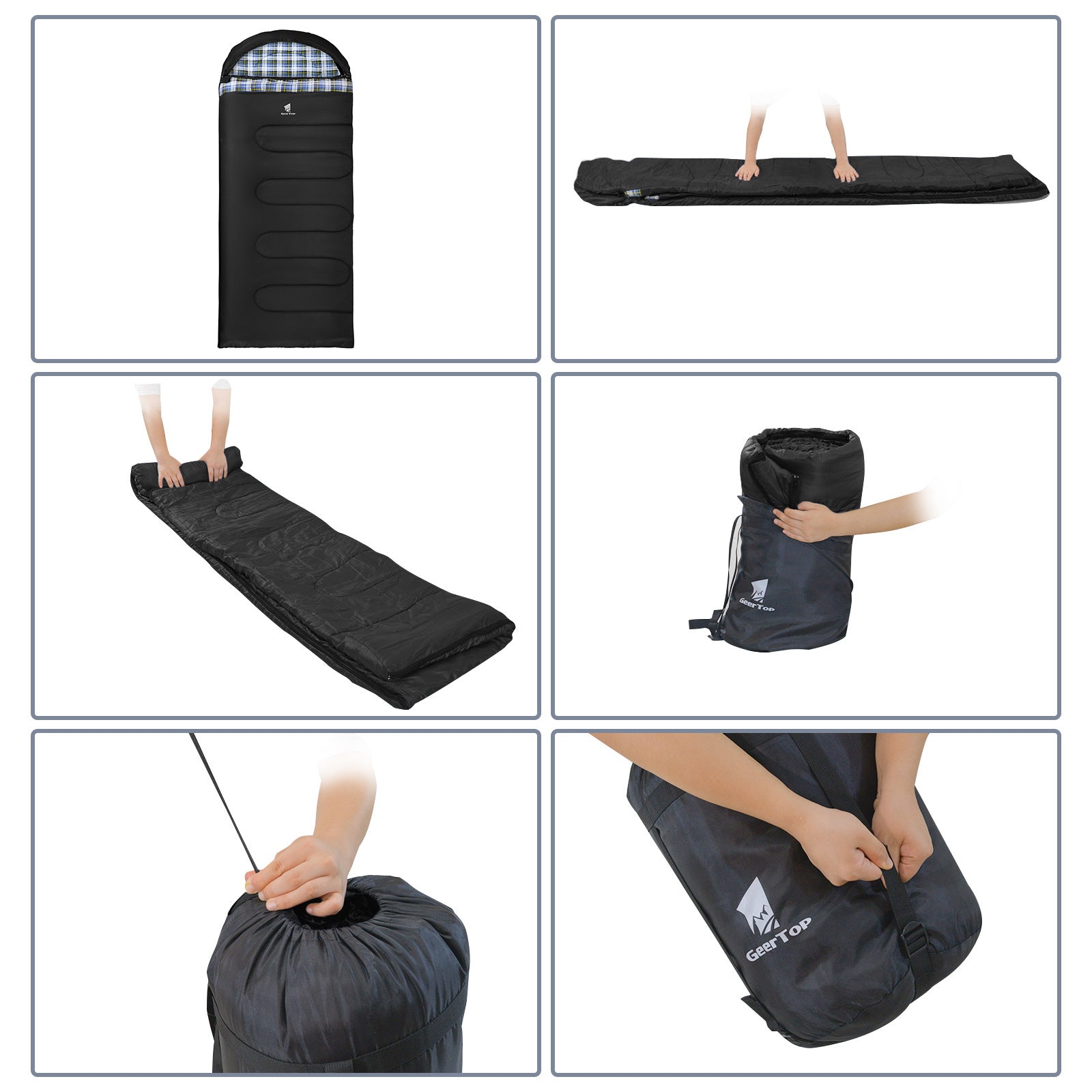 Winter Sleeping Bag Thickened and Widened Warm Quilt Envelope Style Outdoor Camping Adult Sleeping Bag2kg