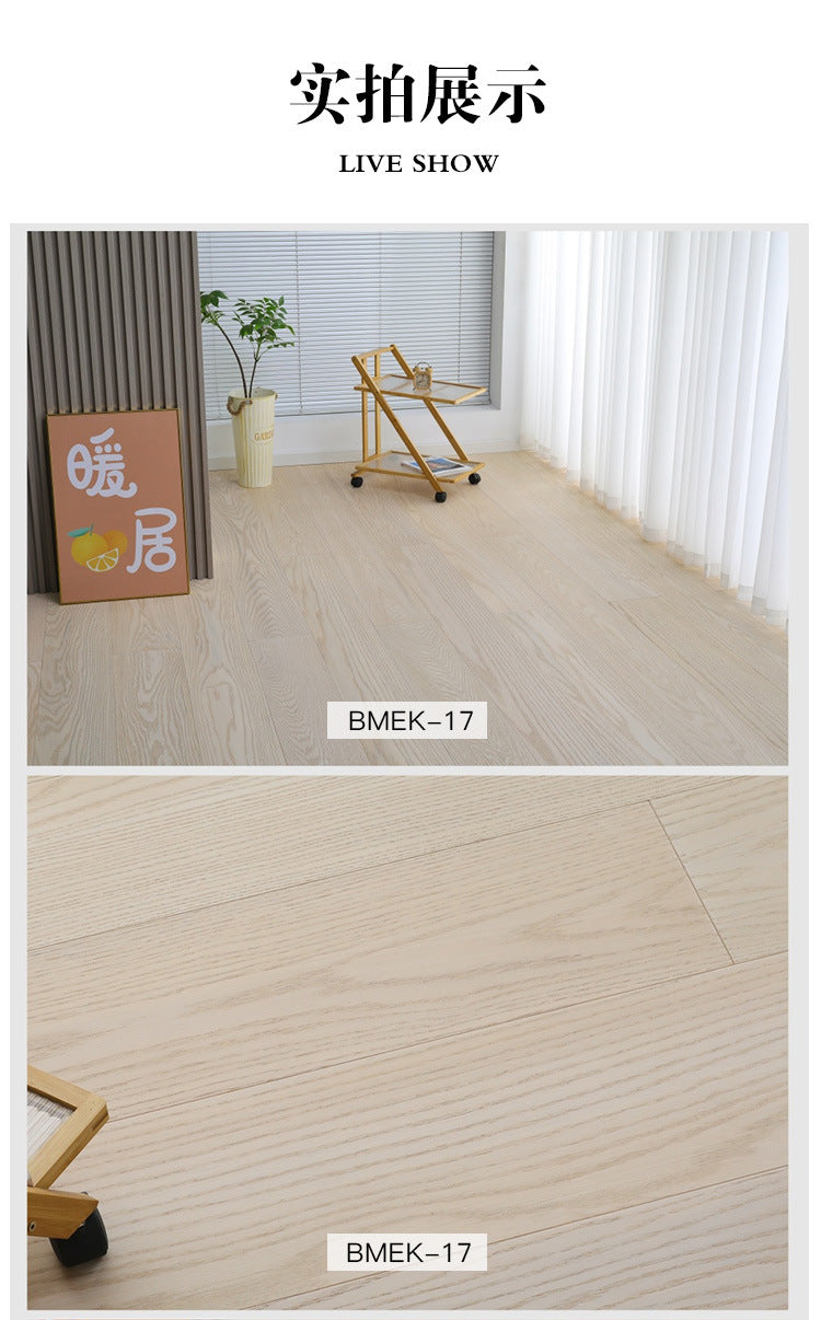 1.9North American Oak AB3.0mm Pure Three-Layer Solid Wood Composite Flooring, Floor Heating, Moisture-Proof, Locking Three-Layer Flooring