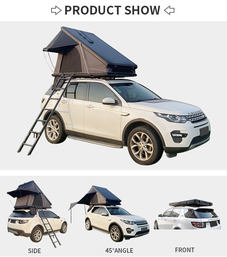 Hot Selling Car Roof Tent Outdoor Car Travel Hard Top Car Tent Outdoor Supplies Folding Camping Tent