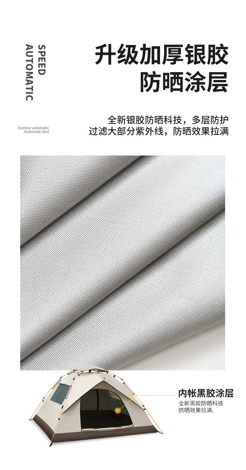 Hot-Selling Outdoor Camping Fully Automatic Waterproof Sunproof Quick-Open Tent Camping Mosquito-Proof Portable Tent Wholesale