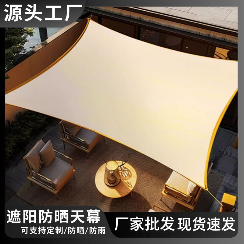 Indoor Camping Style Canopy Internet Celebrity Bar Cafe Atmosphere Decoration Fabric Long Strip Background Cloth Outdoor