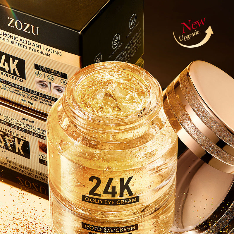 24K Gold Eye Cream ZOZU Hyaluronic Acid Improves Dark Circles and Eye Wrinkles  Wholesale