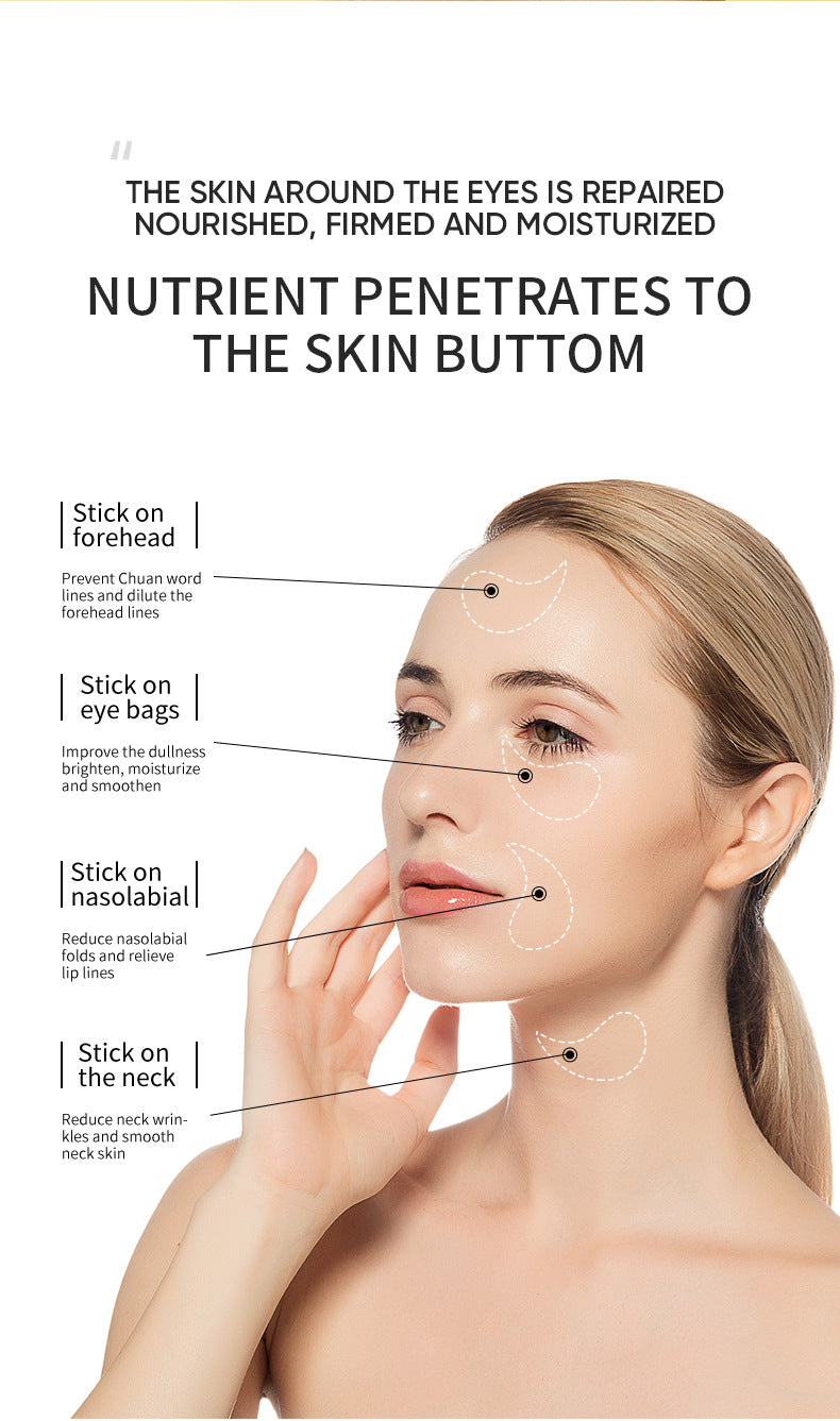 Full English Eye Mask ZOZU Golden Avocado Moisturizing and Hydrating   foreign trade skincare products live wholesale