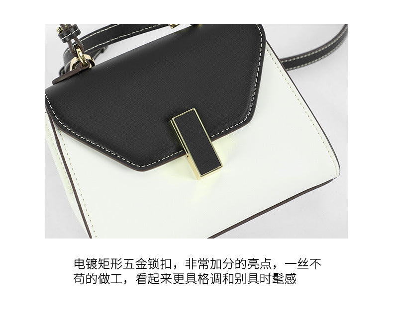 2024New Kelly Bag Yao Chen Same Style Single Shoulder Crossbody Handbag Small Square Bag European and American Fashion Casual Women's Bag