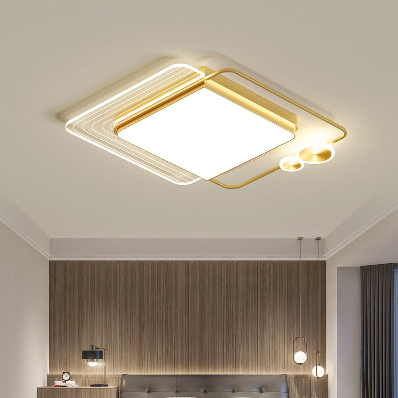 Bedroom lamp warm and romantic creative lighting fixture LED Living Room Home Ceiling Light Fixture Simple Modern Round Room Lamp