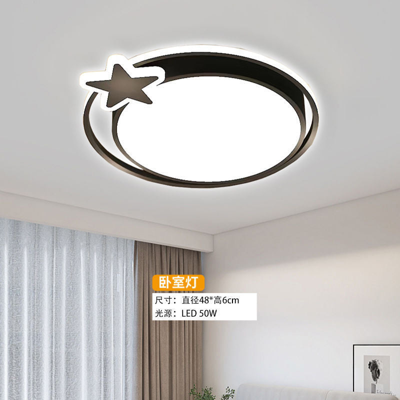 Living Room Main Light Fixture Minimalist Bedroom Light Square Living Room Large Light Door Installation Internet Celebrity Chandelier Whole House Package