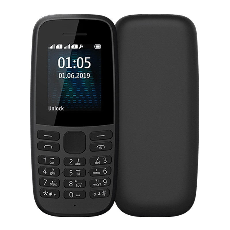 Popular105Dual SIM Senior Phone2G GSM Straight button phone non-smartphone factory wholesale