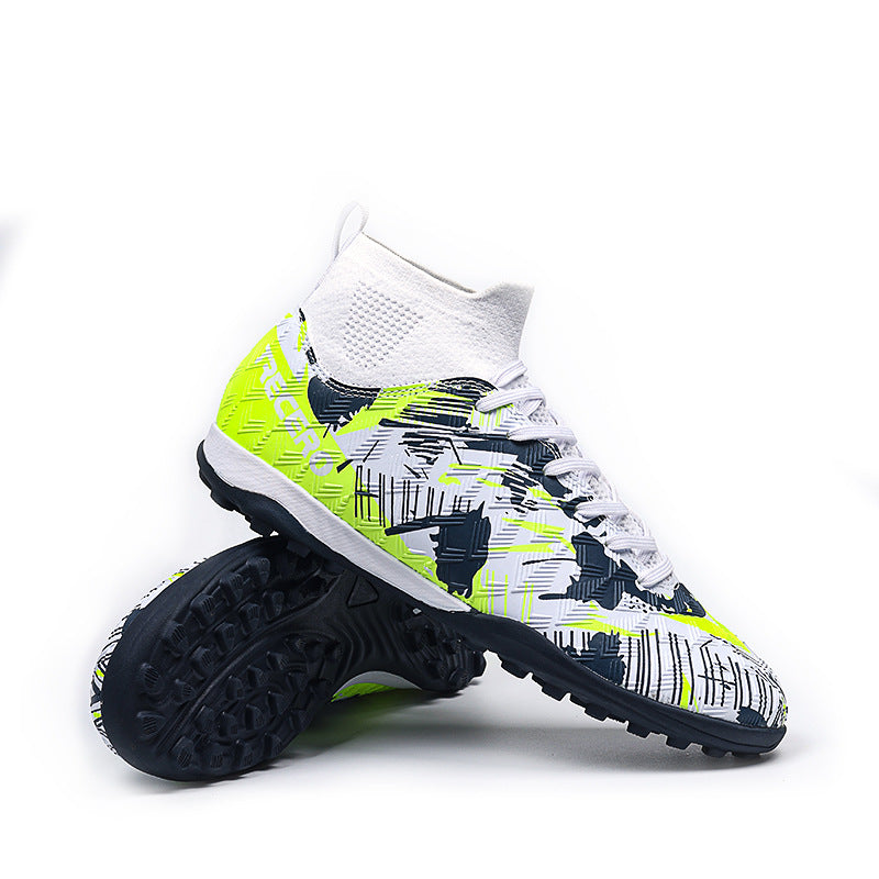 CICERO High quality professional football shoes for men and women FG Long Spike Anti-Slip Wear-Resistant Youth Practical Competition Training Shoes