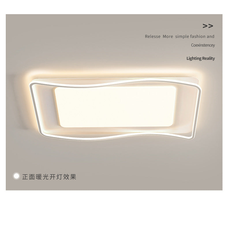 Living Room Ceiling Light Modern Minimalist2025New Year Creative Internet Celebrity Cream Style Master Bedroom Lamp Minimalist Main Lamp