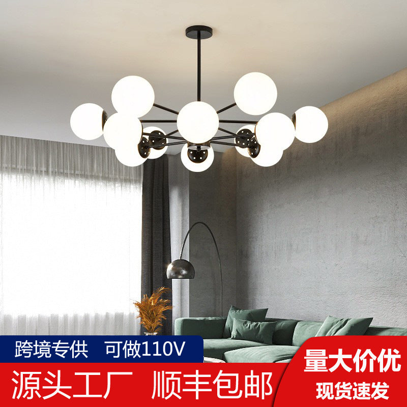 Magic Bean Pendant Light Nordic Dining Room Light Modern Simple Room Master Bedroom Light Creative Living Room Light Elegant Home Wholesale