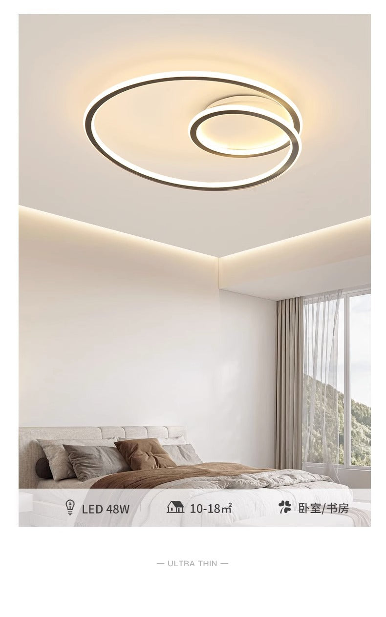 Minimalist Modern Creative Personality Art Lamp Bedroom Study Dining Room Bedroom Lighting Nordic Internet Celebrity Iron Art Ceiling Lamp