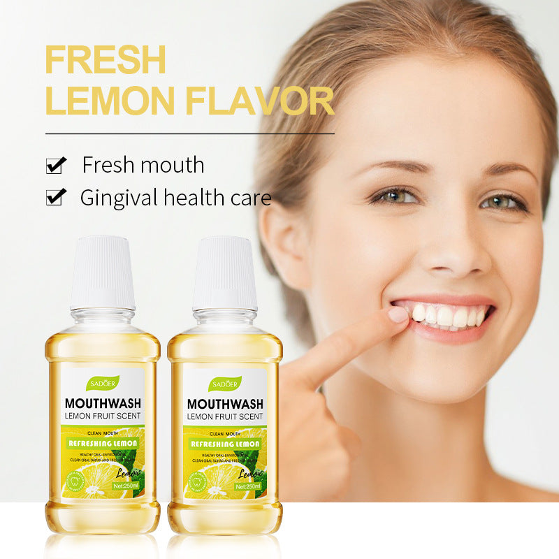 All English Mouthwash250ml  SADOER Peach Mint Lemon Oral Care  Foreign Trade Wholesale