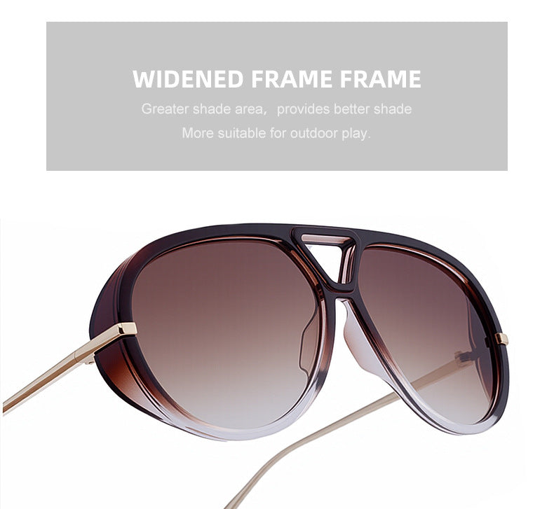 2025New Style Toad Sunglasses for Women, European and American High-End Retro Punk Style Sunscreen Sunglasses for Men, Trendy Eyewear shades