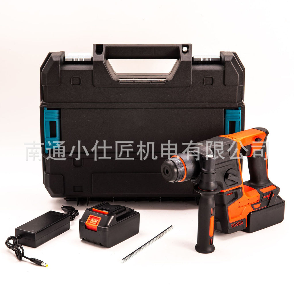 Cross-Border Foreign Trade Brushless Lithium Battery Rechargeable Electric Hammer Industrial Grade High-Power Electric Hammer Electric Pickaxe Concrete Impact Drill