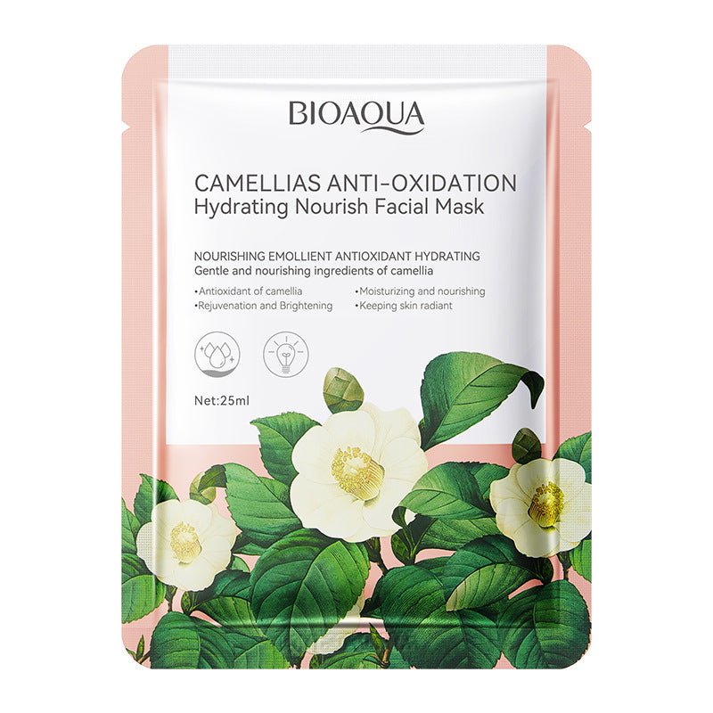 Camellia Mask BIOAOUA Hydrating Moisturizing Tablets Cross-Border Wholesale Manufacturer