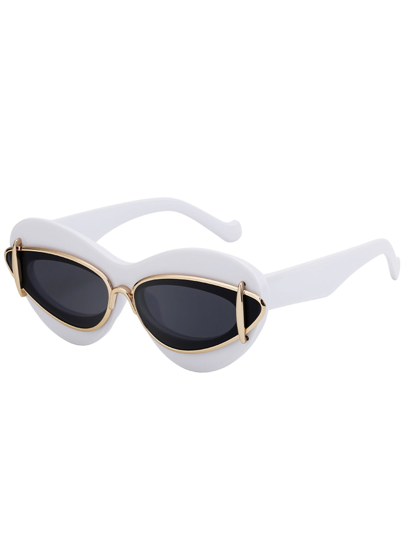 New European and American Fashion Cat Eye Sunglasses for Women Driving, Same Style as Internet Celebrities Y2K Trendy Small Frame Sunglasses sunglas