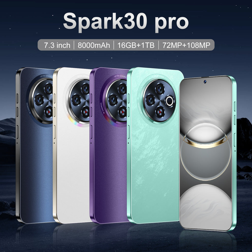 Bestselling Mobile Phone Spark30 Pro Android Phone7.3Large Screen16+1T Smartphone compatible