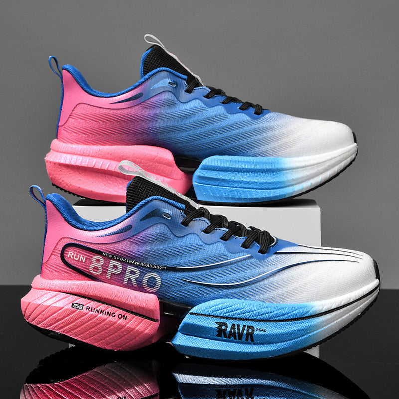 Red Rabbit8pro Carbon Plate Running Shoes Autumn Mesh Ultra-light Breathable Sports Shoes Men and Women Couples All-match Casual Running Shoes