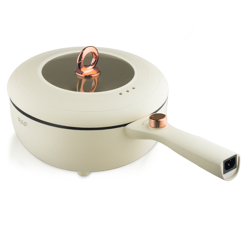 RAF European Standard Multifunctional Electric Frying Pan Household All-in-One Non-Stick Frying Pan Hot Pot Electric Cooking Pot Steamer