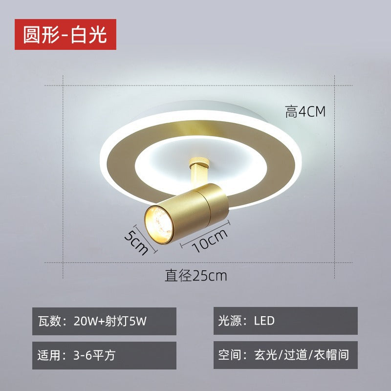 Aisle Light Corridor Light Luxury Balcony led Lamp Creative Background Wall Spotlight Simple Modern Cloakroom Ceiling Lamp