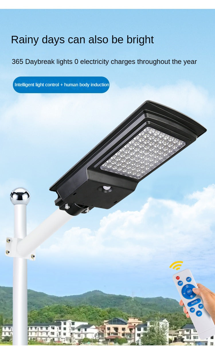 Professional Energy-Saving Waterproof Integrated Street Intelligent Human Sensing 200W Led Solar Street Light