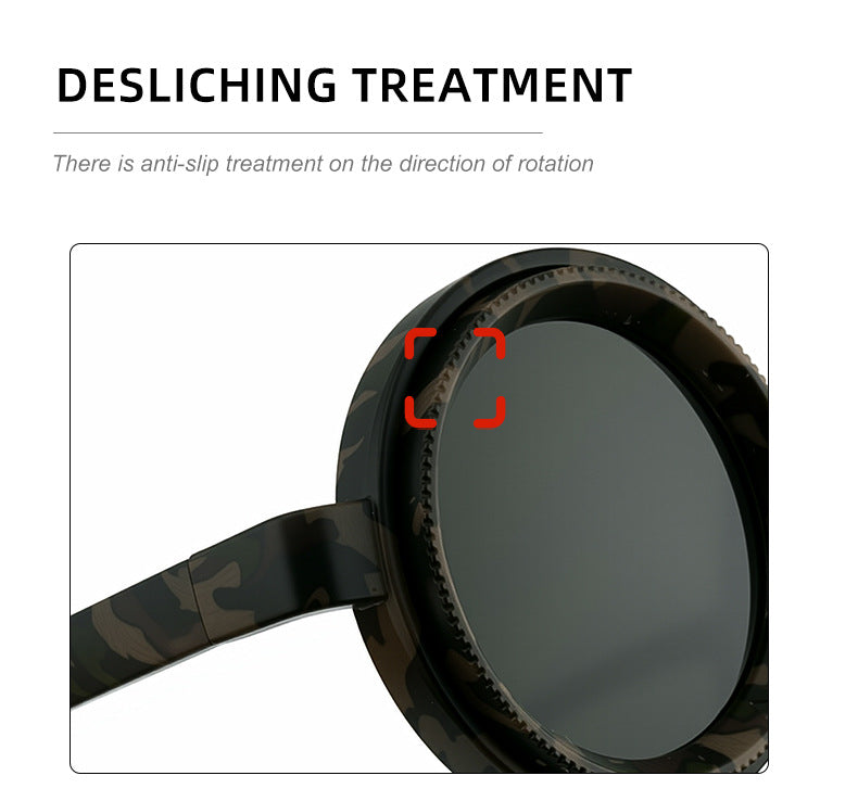 2025New nd Adjustable Sunglasses for Men, Zoom Rotating Glasses, Sun Protection Polarized Glasses, High-End Feel Sunglasses for Women