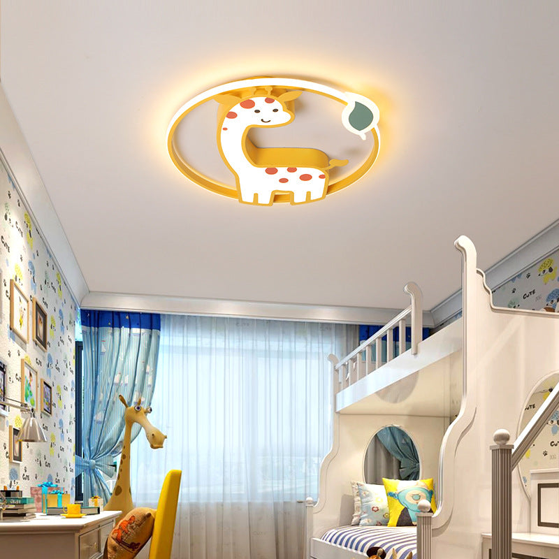 Children's Lamp Eye Protection Cartoon led Ceiling Lamp Boys Girls Kindergarten Lamp Iron Art Room Bedroom Lamp Wholesale