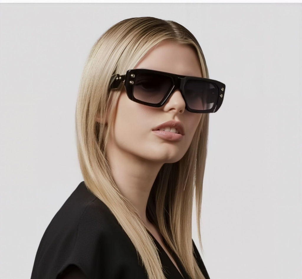 2025New Fashion Square Frame Sunglasses for Men, High-End Personality Outdoor Trend Driving Sun Protection Sunglasses for Men