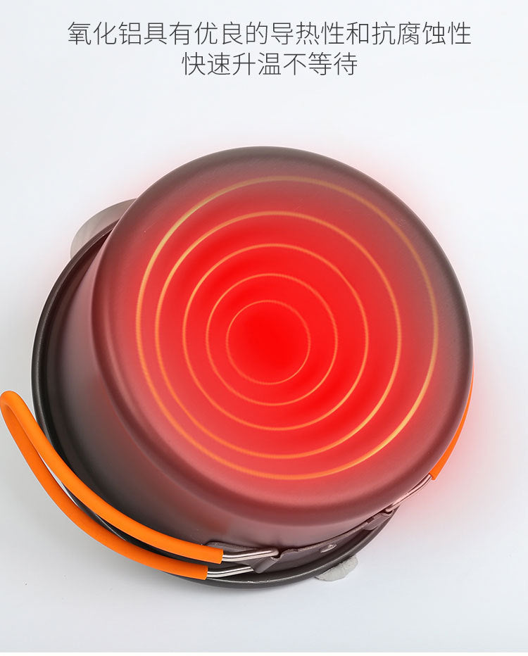 Cookware Set Pot Camping Tableware Cookware Camping Equipment Full Set Kettle Frying Pan Cooking Stove  Multi-Purpose