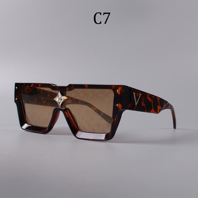 Luxury High-End Men's Sunglasses 0k Square Frame Sunglasses European and American Versatile Sunglasses Women's Hot Style1486