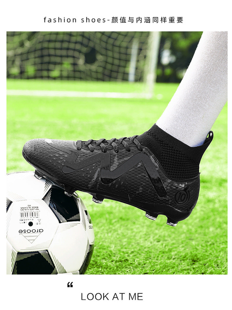 Men's and Children's Soccer Shoes TF Shattered Spike Shoes Adult Primary and Secondary School Students Training Shoes Women's Football Shoes Wholesale