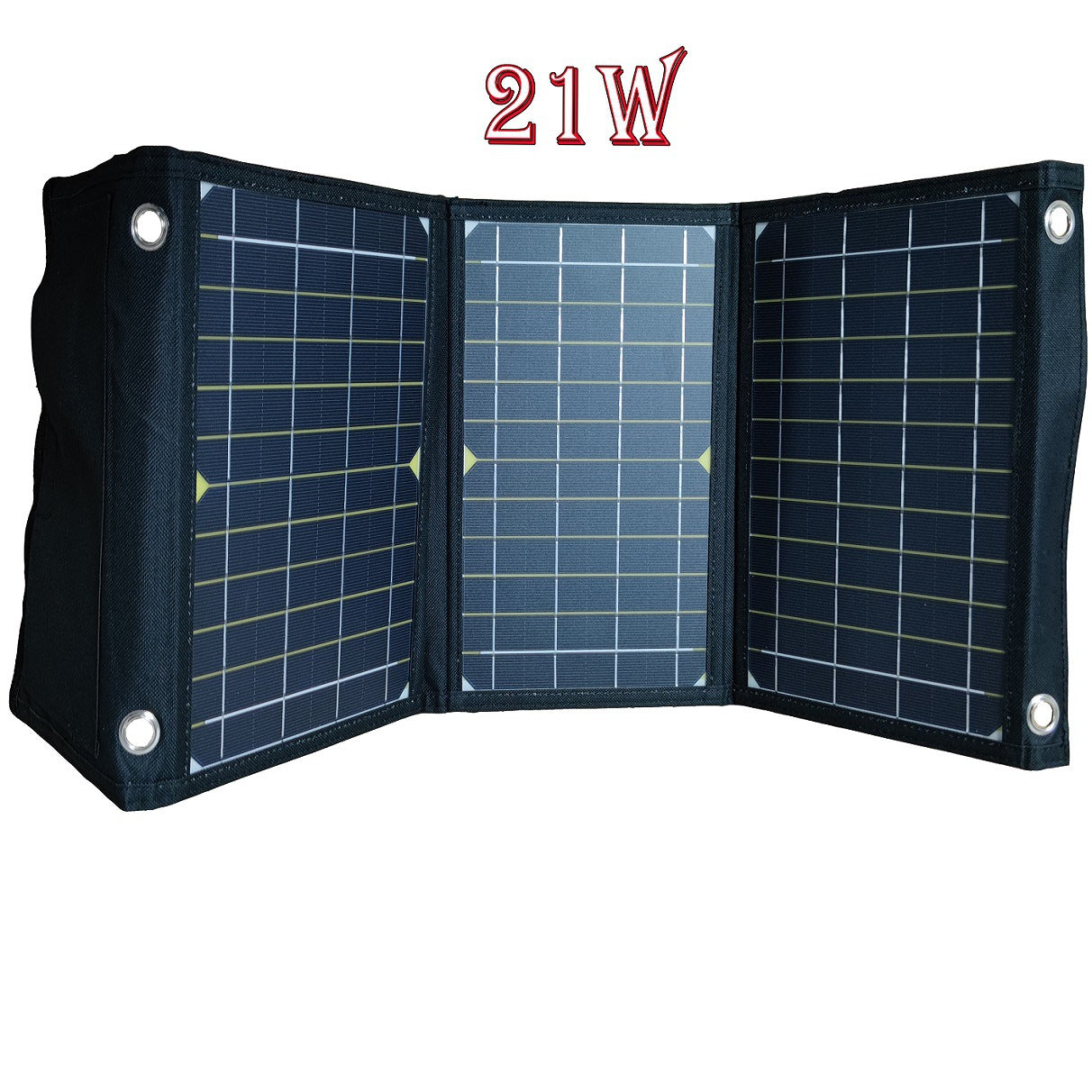 New21W Monocrystalline Solar Foldable Bag Outdoor Power Supply Solar Charging Board Handheld Portable Outdoor Emergency