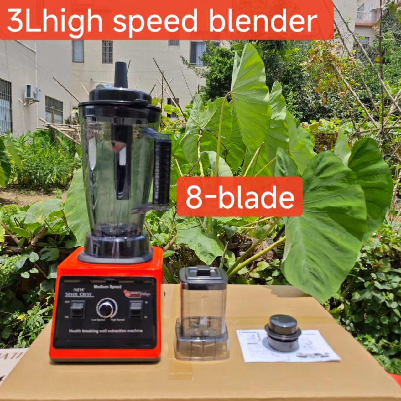 8in1blender North America Europe Stainless Steel Large Capacity Metal Blender Meat Grinder Juicer  Hot Sale