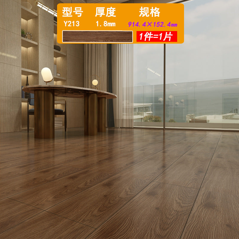 PVC Plastic Floor Stickers Self-Adhesive Wood Grain Cement Floor Stickers Special for Bedroom Waterproof Non-Slip Floor Renovation Chinese Style