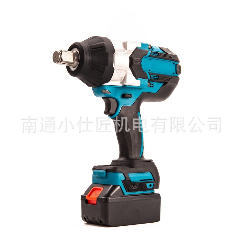 Cross-Border Trade High-Torque Lithium Battery Rechargeable Electric Wrench Portable Auto Repair Air Gun Woodworking Framing Tool